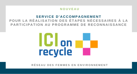 Ici On recycle +