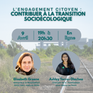 L’engagement citoyen : contribuer à la transition socioécologique