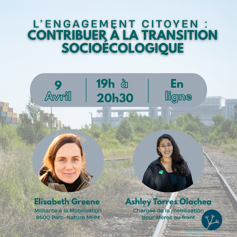 L’engagement citoyen : contribuer à la transition socioécologique